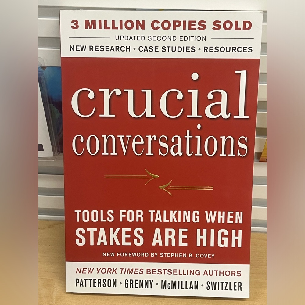 😍 3 x $15 Clearance BOOK Crucial Conversations New York Times best Selling